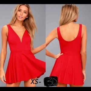 Lulus I feel Good Red Romper XS